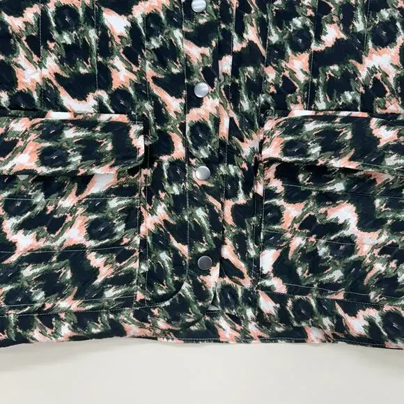 RACHEL COMEY x TARGET Animal‎ Print Cropped Quilted Jacket Black NWT Women's XS - Picture 7 of 11